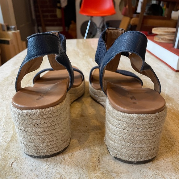 Vionic Calera Ankle Straps Heeled Wedge Espadrilles Sandal - Picture 5 of 9
